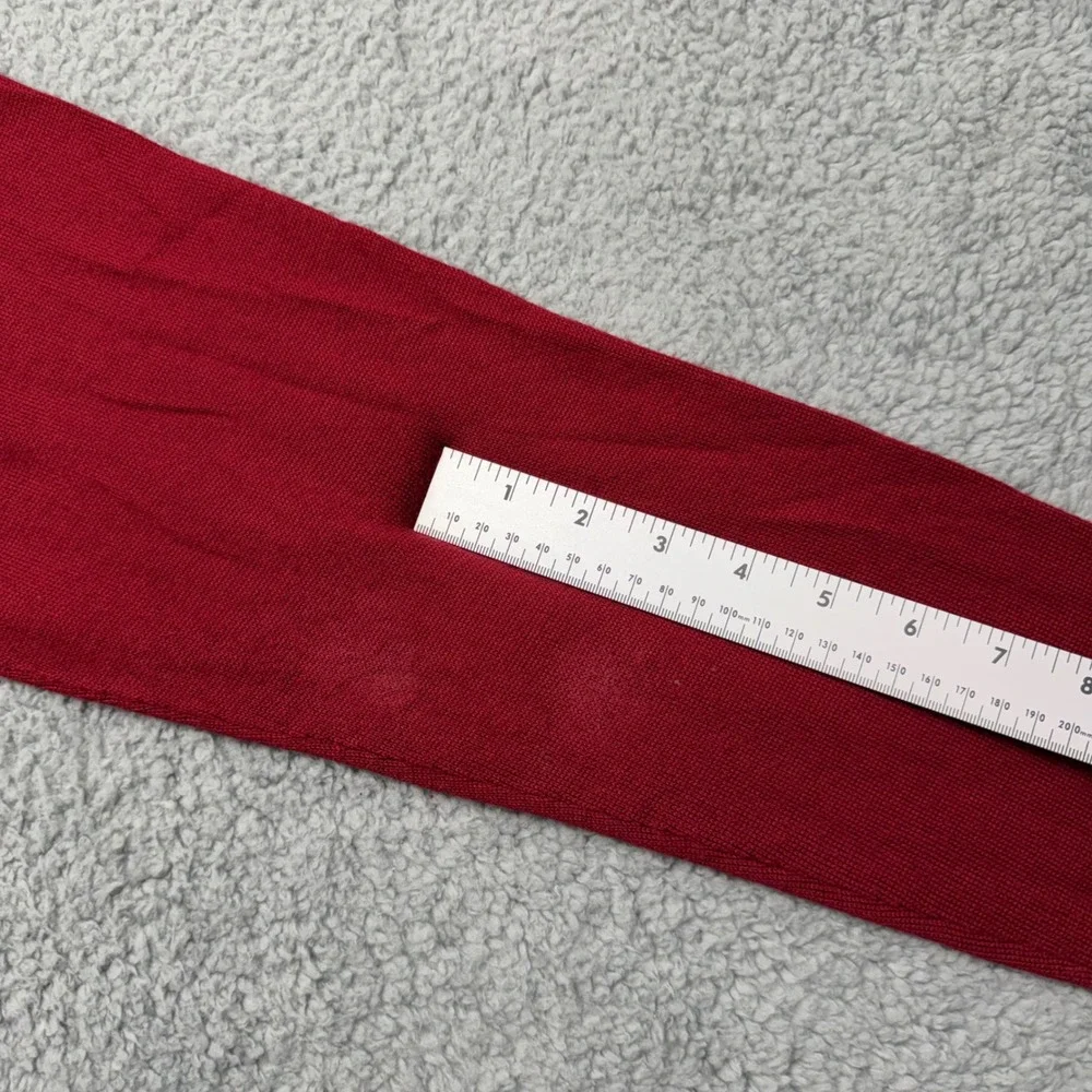 Banana‎ Republic 337963-03 Mens Large 300599 Red Silk Cashmere Crew Neck Sweater